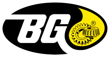 Image of the BG logo representing premium engine, transmission, and fuel system fluid services.